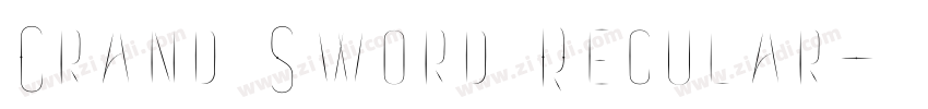 Grand Sword Regular字体转换